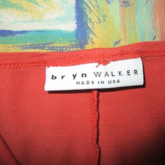 Bryn Walker Charlie Asymmetrical Tunic Top Size L Cotton Quill Lagenlook Coastal - Picture 4 of 11